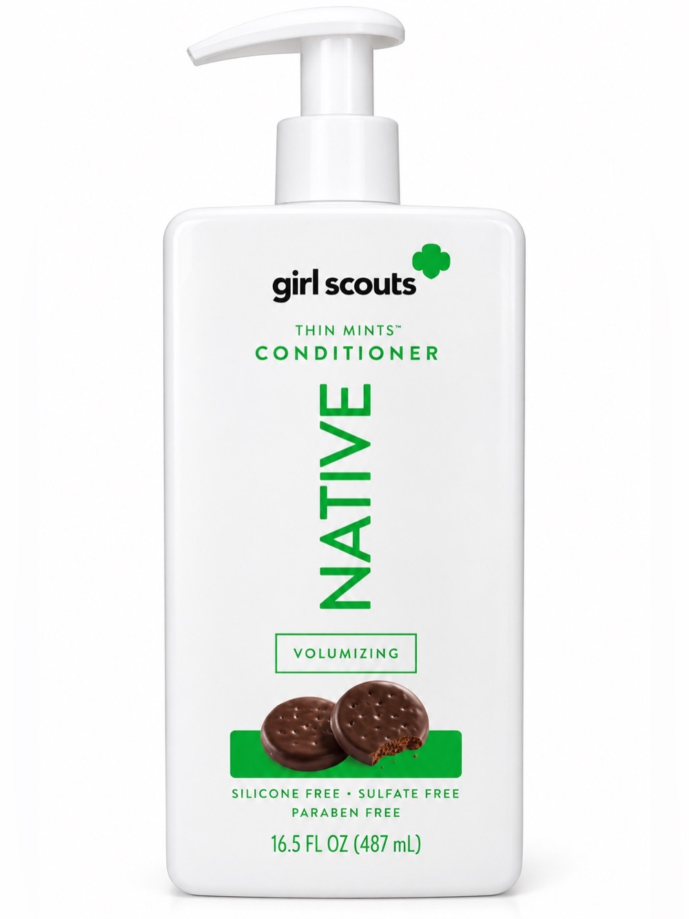 Native x Girl Scouts Thin Mints Volumizing Conditioner 16.5 oz LIMITED EDITION